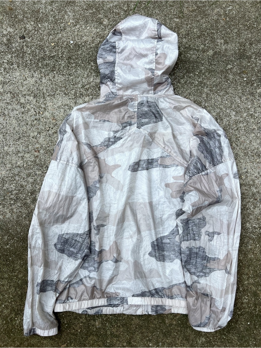 JoyLab Camo Zip Up Windbreaker Rain Jacket Hooded Lightweight Size XL - Picture 6 of 6
